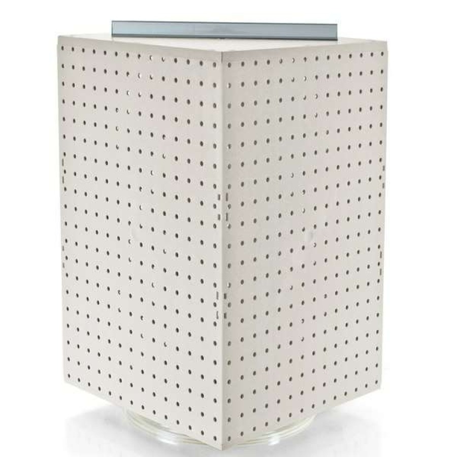 Shop Four-Sided Revolving 14 W X 20 H Pegboard Counter Display Best