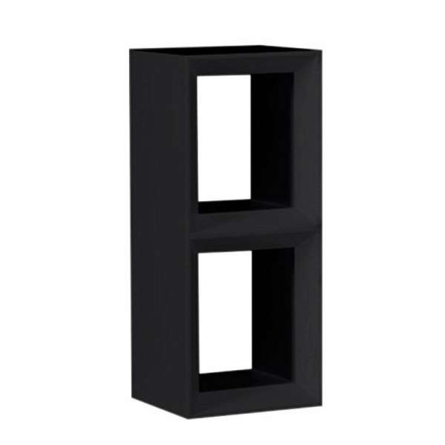 Brighton Home Online Whitney Wooden 2 Cube Display Unit, Black Hot