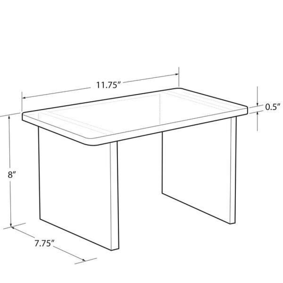 Shop 8 H Clear Acrylic Deluxe Riser Display New