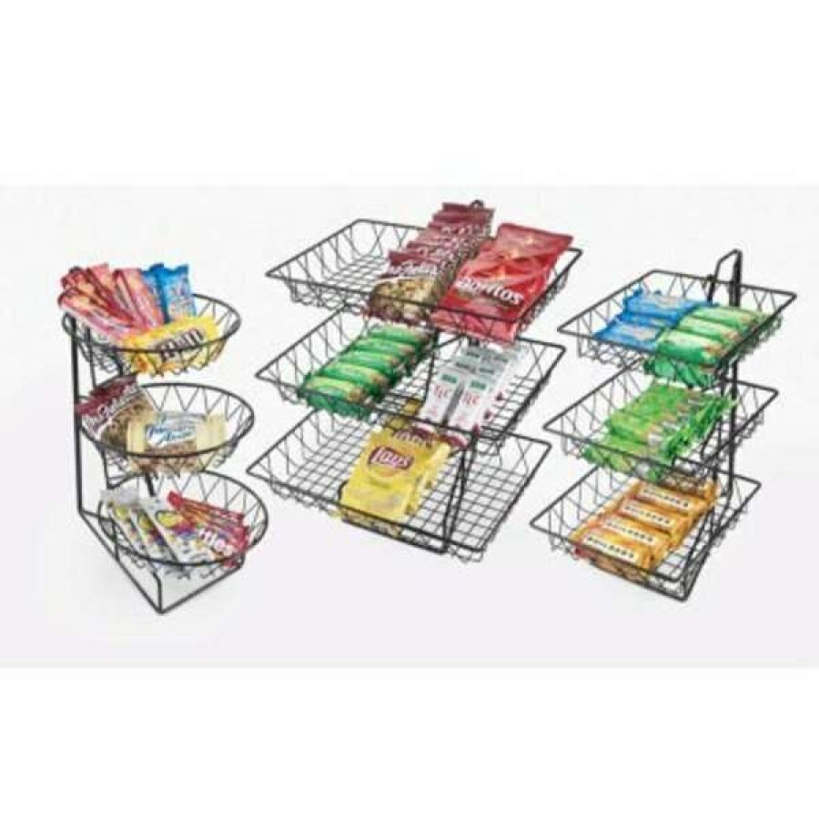 Shop Cal-Mil Square Wire Merchandiser 2 Tier 12 W X 15 D X 15 H Hot