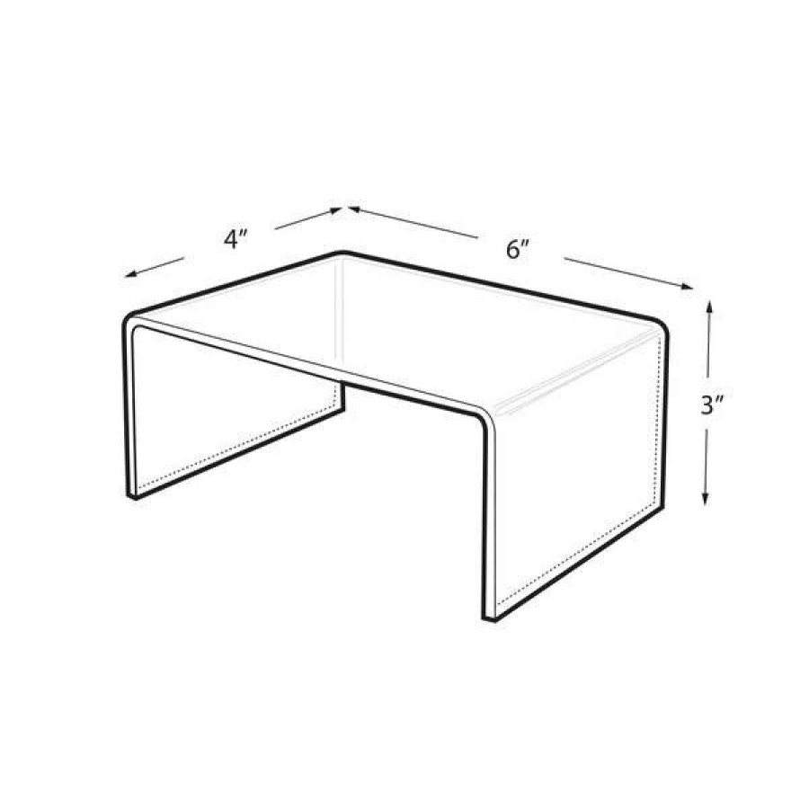 Shop 6 W X 4 D X 3 H Riser Display, Pk4 Online