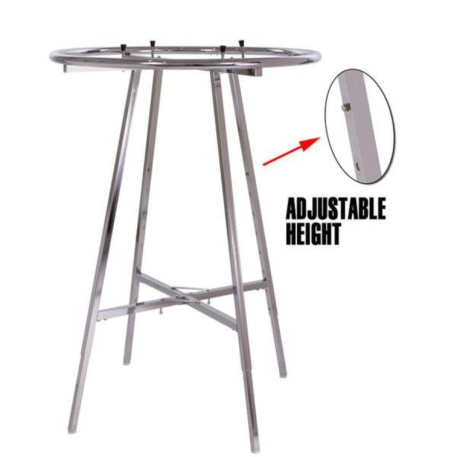 Shop 36 Diameter Round Garment Rack, Chrome Wholesale