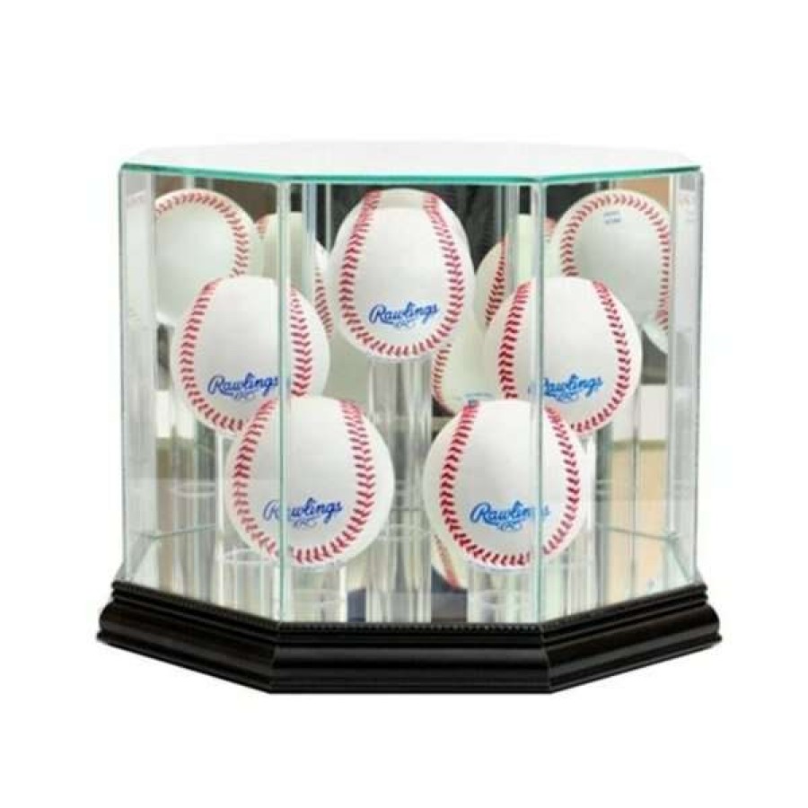 Shop 5Bsb-B Octagon 5 Baseball Display Case, Black Best