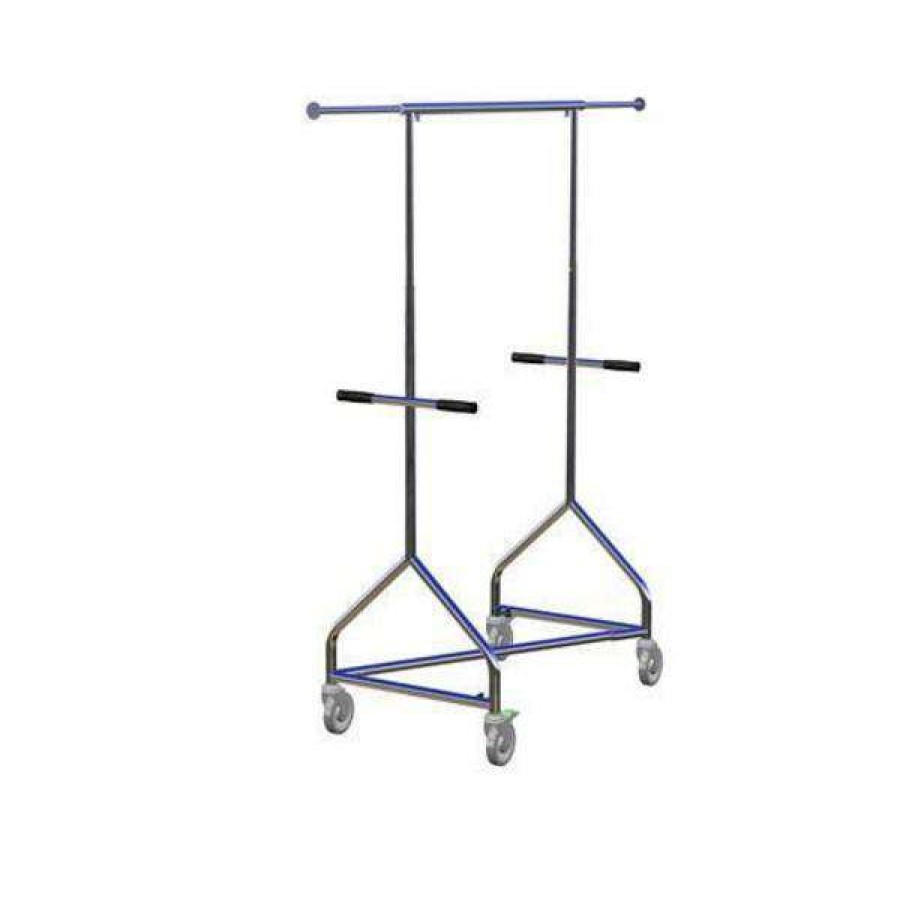 Shop Rlng Rack W/ Mdl Bar/Grid Shlf 24 D X Wholesale