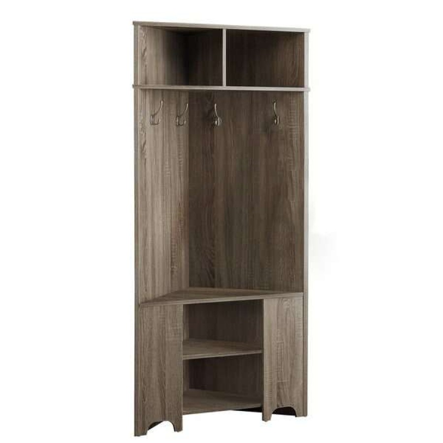 Shop Hall Tree, 67 H, Dark Taupe Corner Unit New