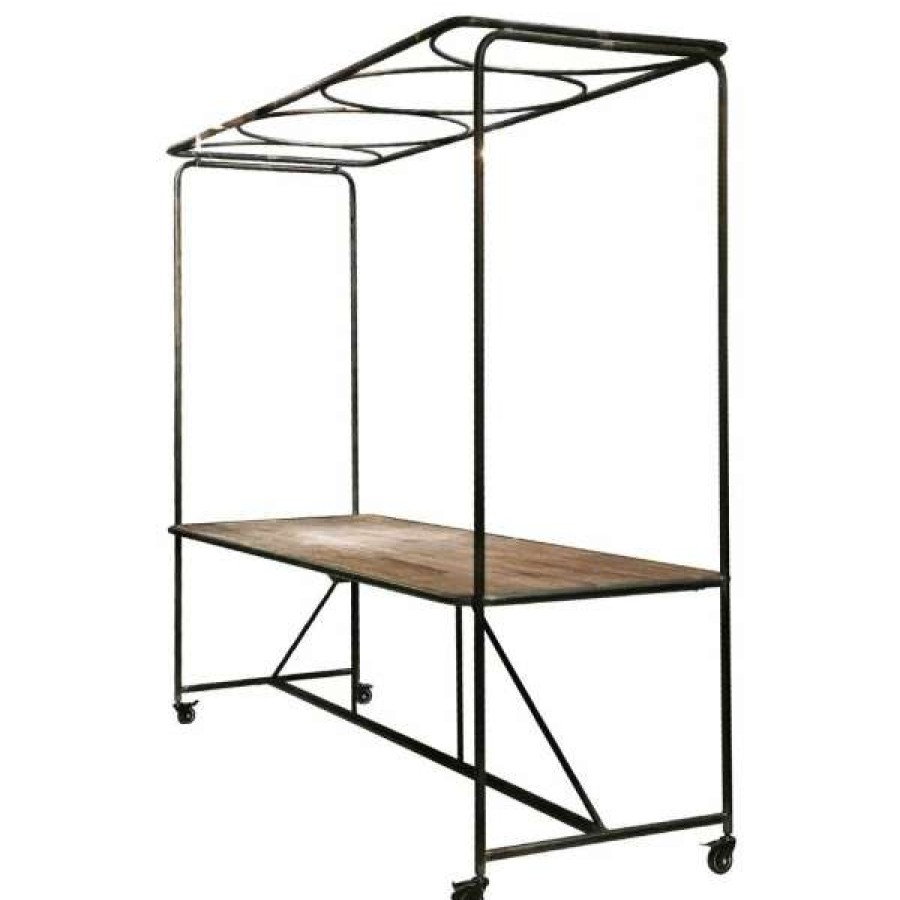 Florabelle Online Orleans Rustic Iron Conservatory Table, 283Cm New