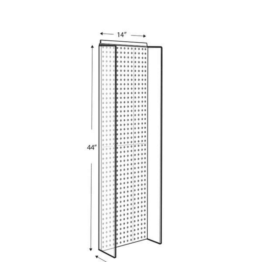 Shop 13.5 W X 44 H Pegboard Powerwing Display New