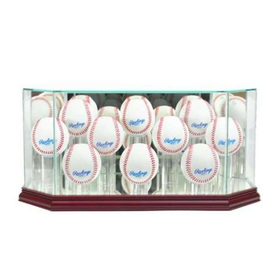 Shop 10Bsb-C Octagon 10 Baseball Display Case, Cherry Best