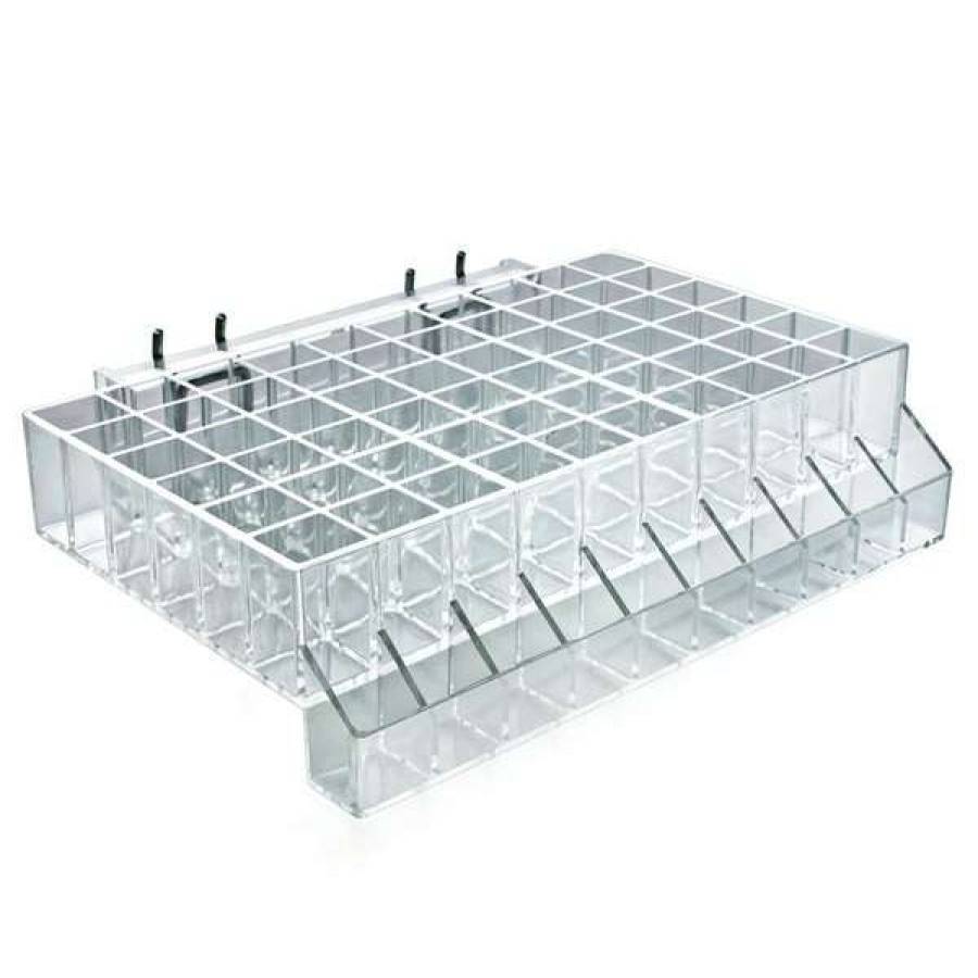 Shop 60-Compartment Tray W/ Tester Tray Square Slot .875 , Pk2 Clearance