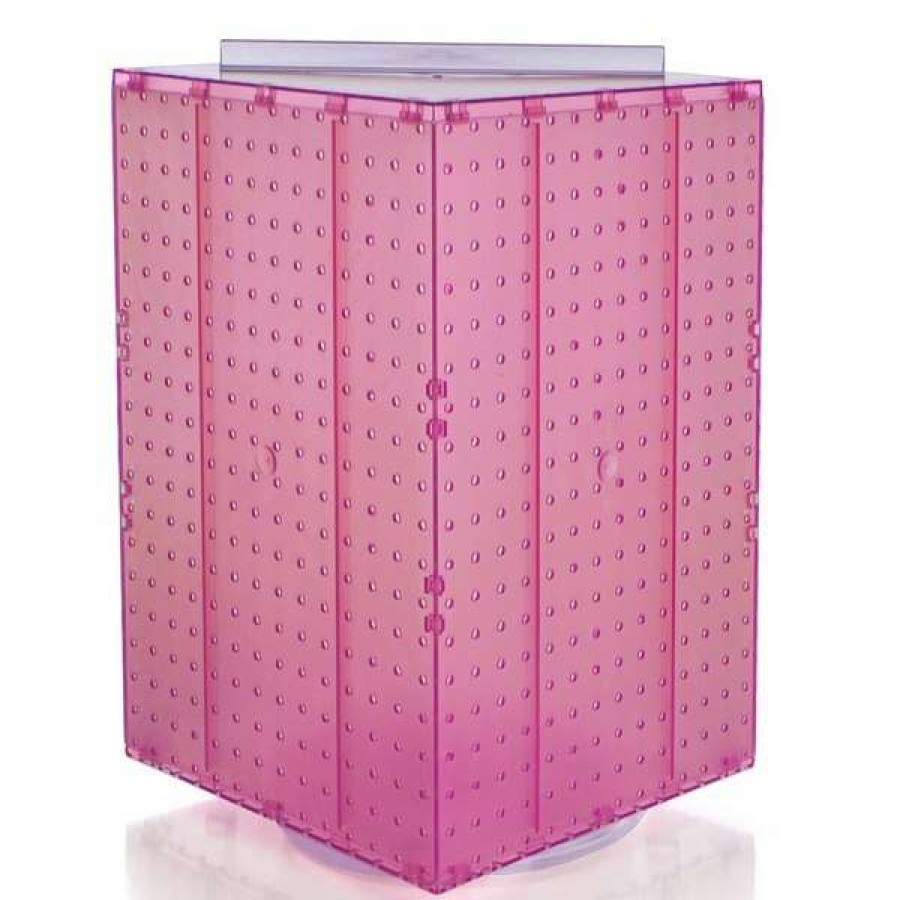 Shop Four-Sided Revolving 14 W X 20 H Pegboard Counter Display New