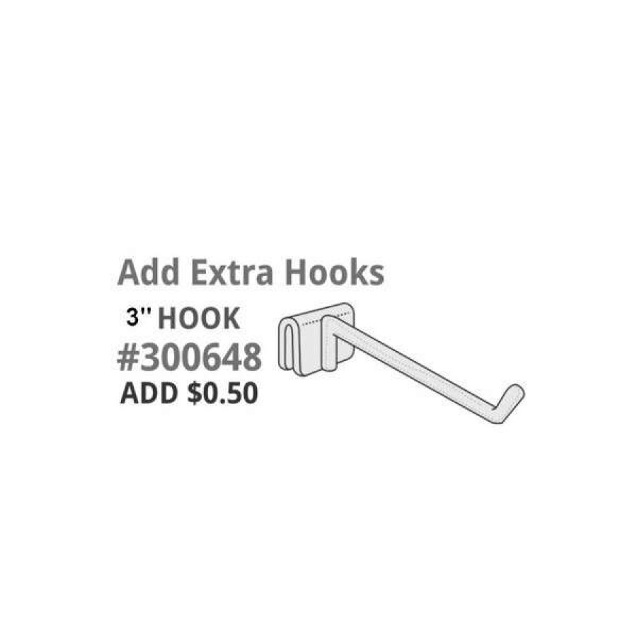 Shop Disco: 3 Extra Hook For #300604, Pk20 New