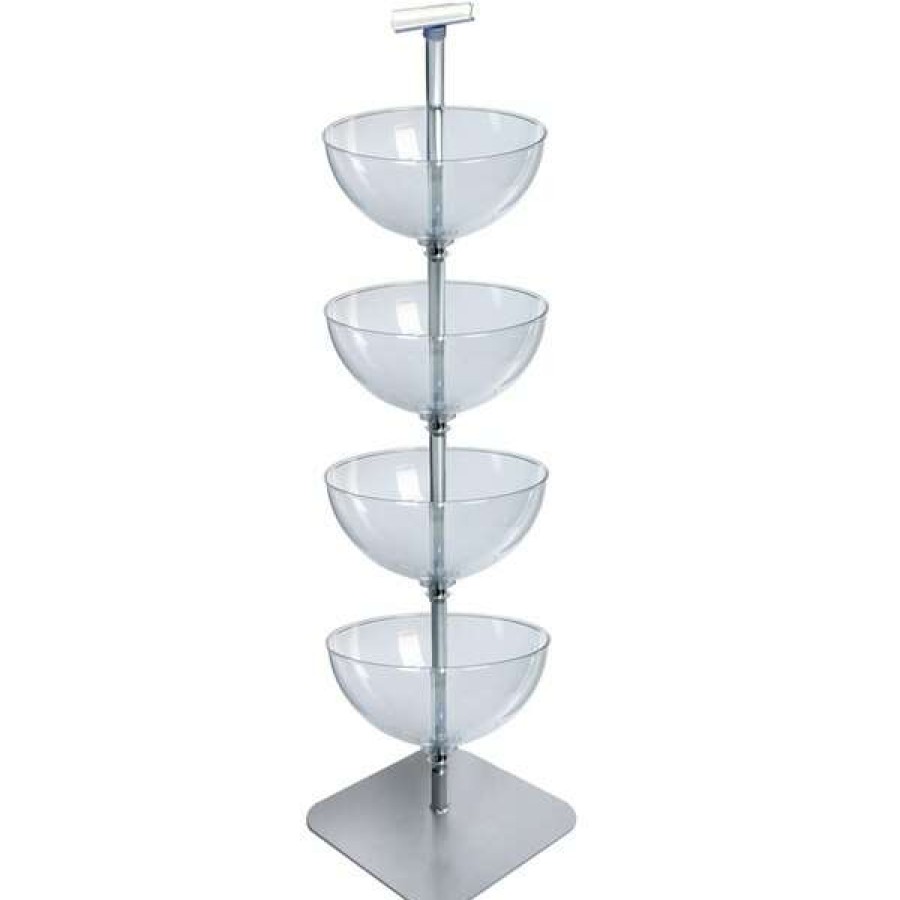 Shop Four-Tier 16 Bowl Floor Display New