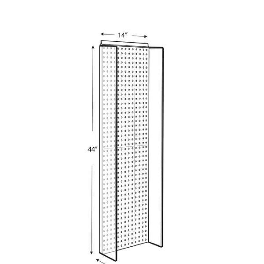 Shop 13.5 W X 44 H Pegboard Powerwing Display Clearance