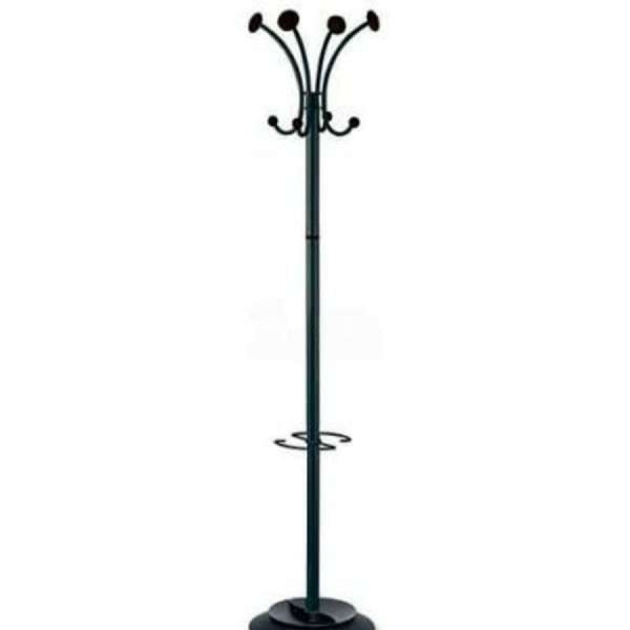 Shop Stily Coat Rack, Eight Knobs, Steel, Black Best