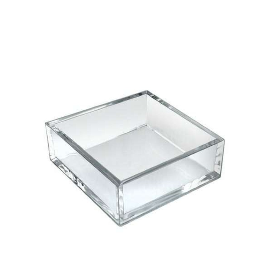 Shop Square Deluxe Clear Acrylictray 5.875 X 5.875 , Pk4 Clearance