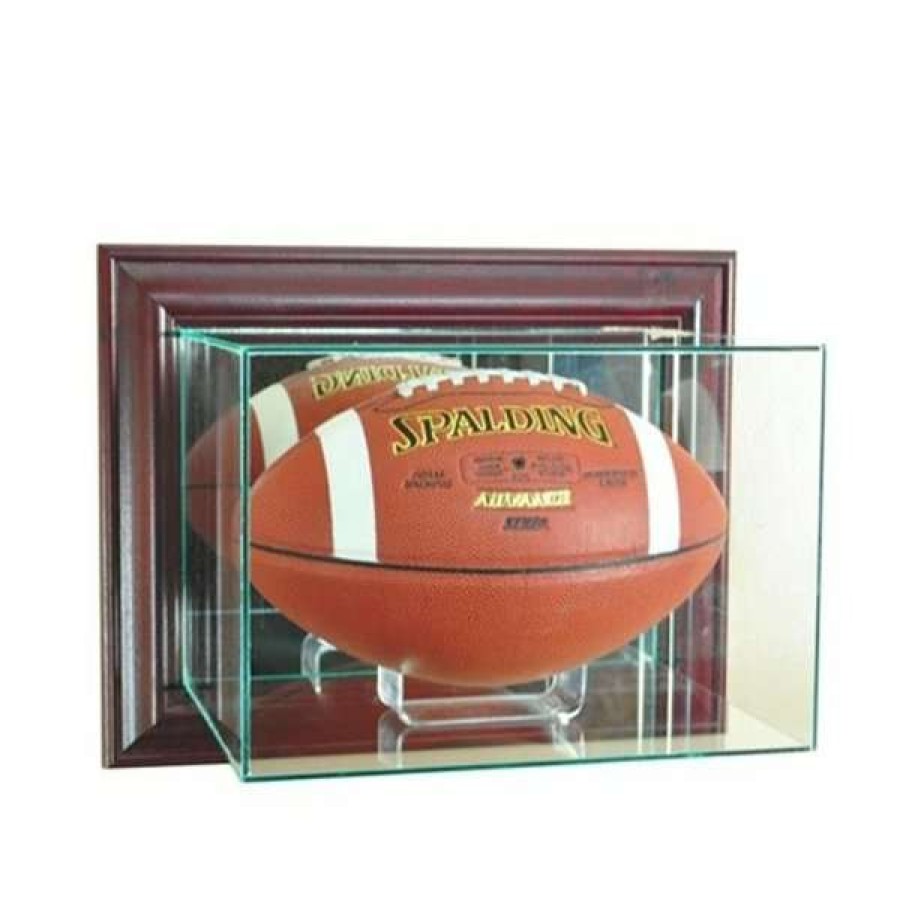 Shop Wmfb-C Wall Mounted Football Display Case, Cherry Best