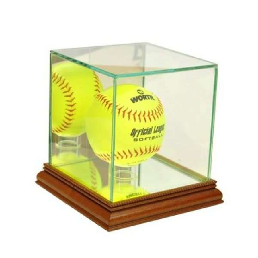 Shop Sfbl-W Softball Display Case, Walnut Online